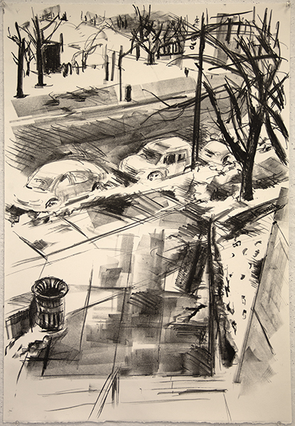 A lithograph done at SAIC