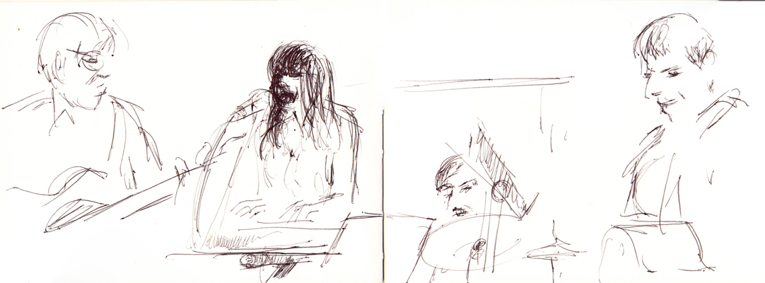A sketch of Azita at the Hideout, 12/06/2012