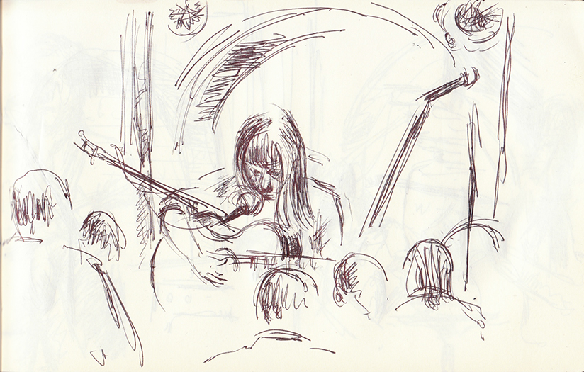A sketch of Circuit Des Yeux at Alhambra Palace, 10/15/2013