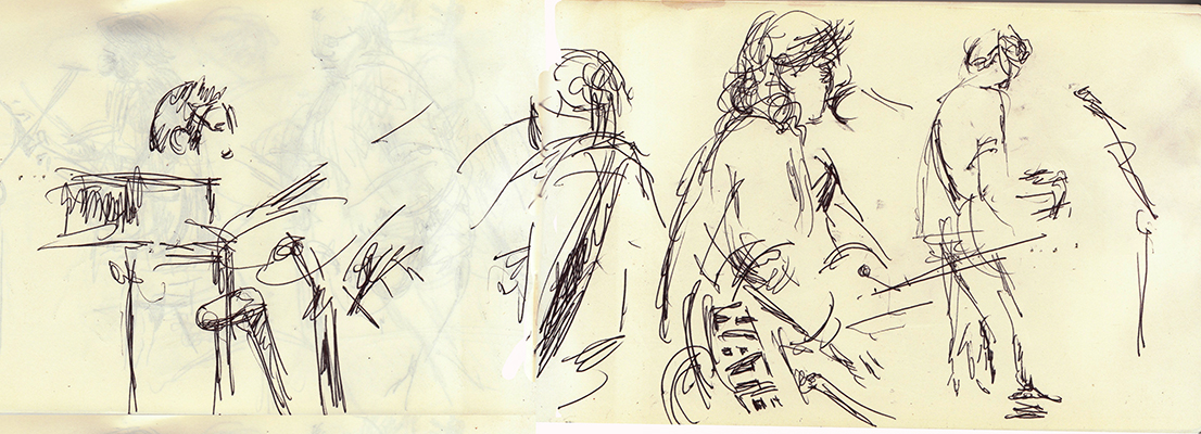 A sketch of Come at Empty Bottle, 07/012/2013