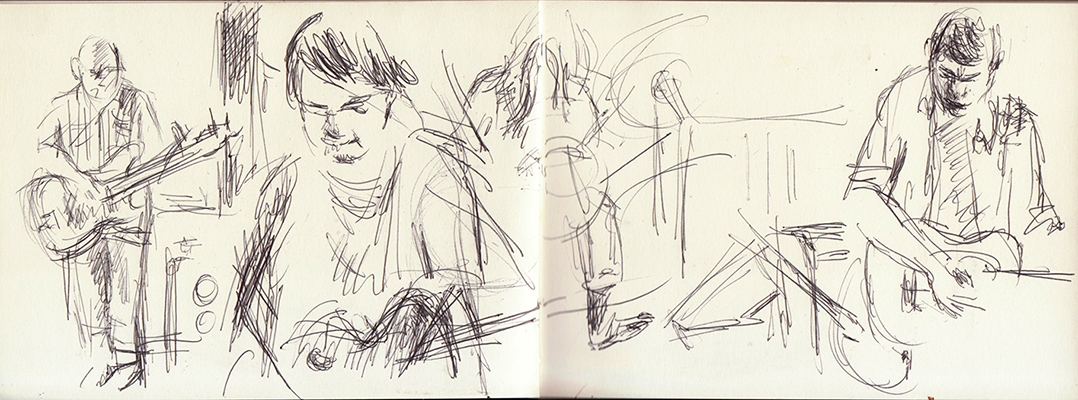 A sketch of Eleventh Dream Day at Lake Forest College, 02/15/2013
