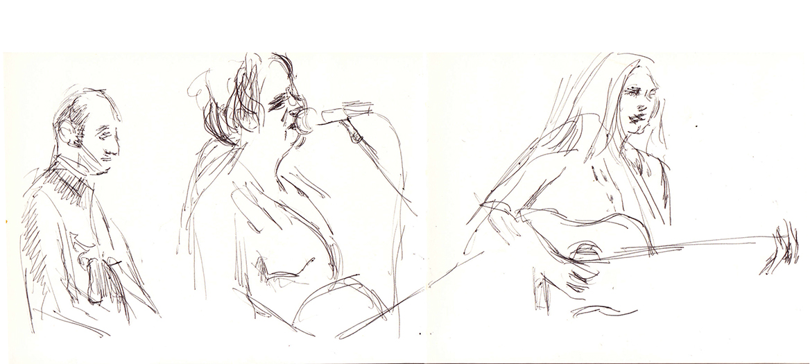 A sketch of Freakwater at the Hideout, 01/21/2013