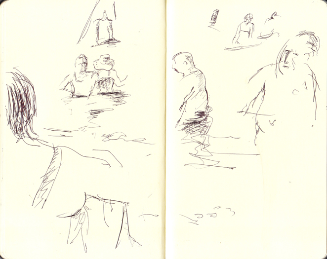 A sketch done at Long Beach, Indiana, July 15th, 2012