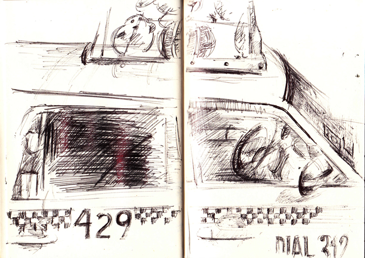 A sketch of my new cab, March 21, 2011